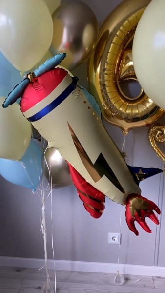 Model Uçak Folyo Balon Seti
