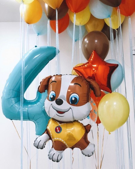 Paw Patrol Rubble Folyo Balon Seti