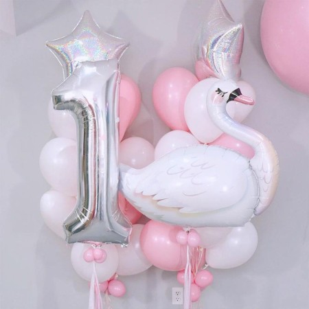 Kuğu Folyo Balon Seti