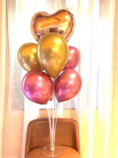 Kalp Krom Balon Standı