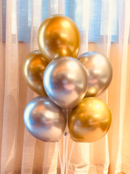 Krom Balon Standı Altın Gümüş
