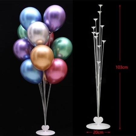 Balon Standı 11'li Krom Balonlu