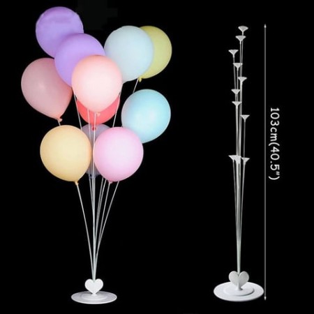 Balon Standı 11'li Makaron Soft Balonlu