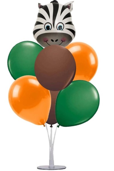 Zebra Safari Balon Standı