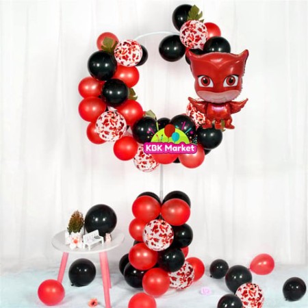 PJ Maskeliler Mouse Yuvarlak Balon Standı Seti