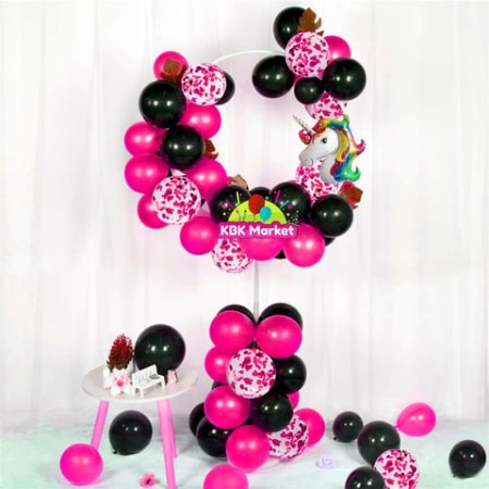 Unicorn Yuvarlak Balon Standı Seti