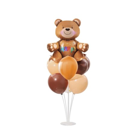 Sevimli Retro Ayıcık Balon Standı