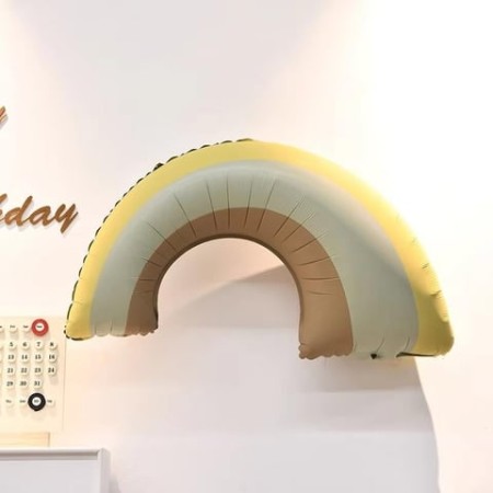 Retro Folyo Gökkuşağı Balon 81x44 cm