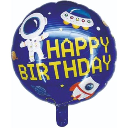 Uzay Folyo Balon Yuvarlak 1 Adet