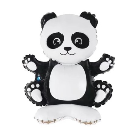 Ayaklı Panda Folyo Balon 60 cm