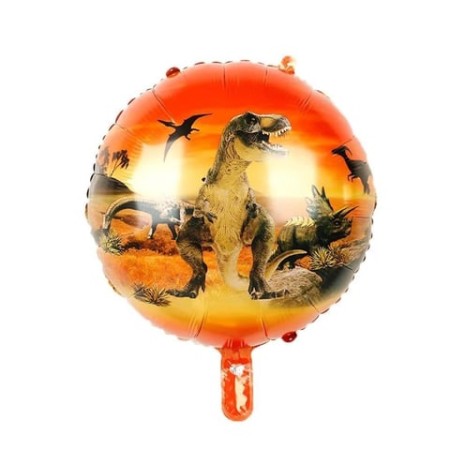 Dinazor Temalı Yuvarlak Folyo Balon 45 cm