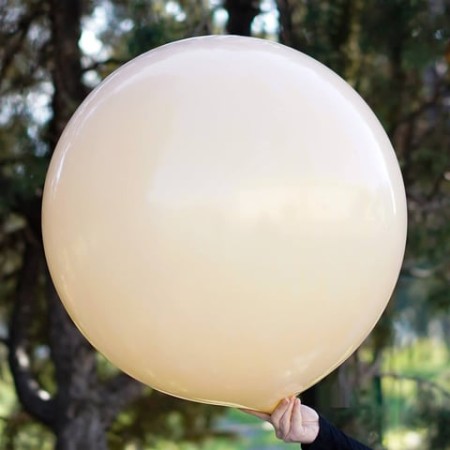 18 inç Sütlü Kahve Jumbo Balon 1 Adet
