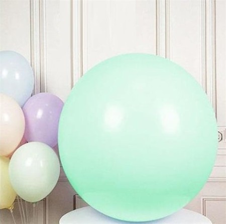 Yeşil Jumbo Makaron Balon 18 inç 1 Adet