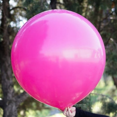 Koyu Pembe 18 Inc Jumbo Balon