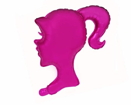 Barbie Kız Kafa Folyo Balon