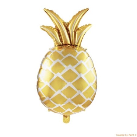 Ananas Folyo Balon Altın