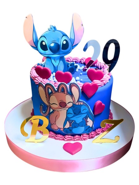 Bolo do Stitch Temalı Doğum Günü Pastası