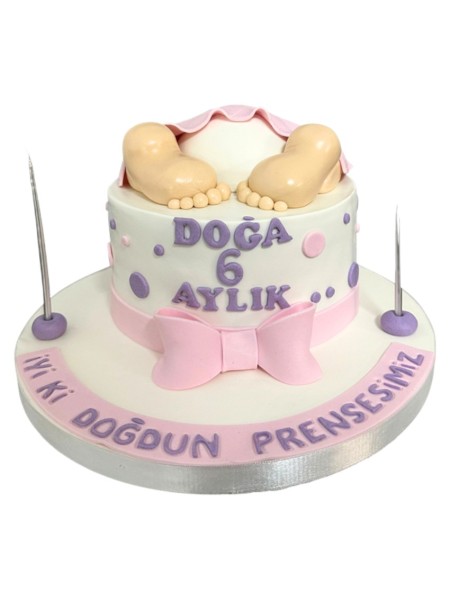 Kız Bebek Baby Shower Pastası