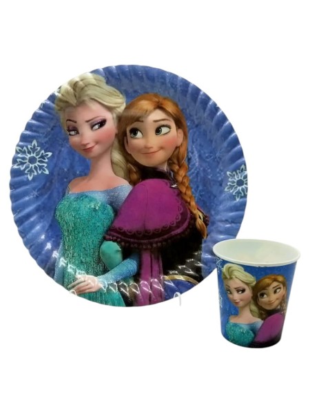 Frozen Karakterli Tabak Bardak 8’li