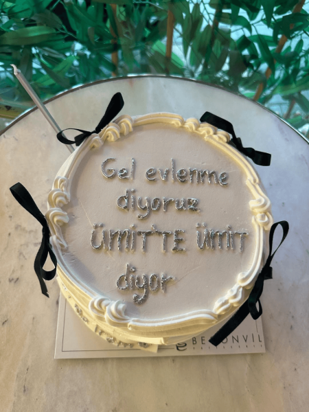 Evlenme Teklifi Pastası