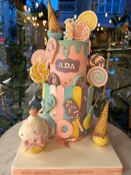 Dondurmacı Temalı Doğum Günü Butik Pastası