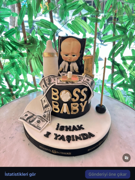 Büyük Patron Doğum Günü Pastası