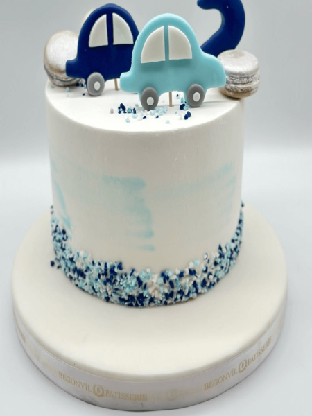 Arabalı Çocuk Doğum Günü Pastası