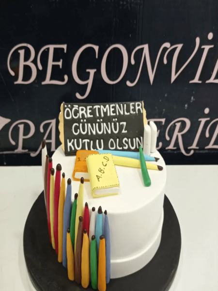 Öğretmenler Günü Kutlama Pastası
