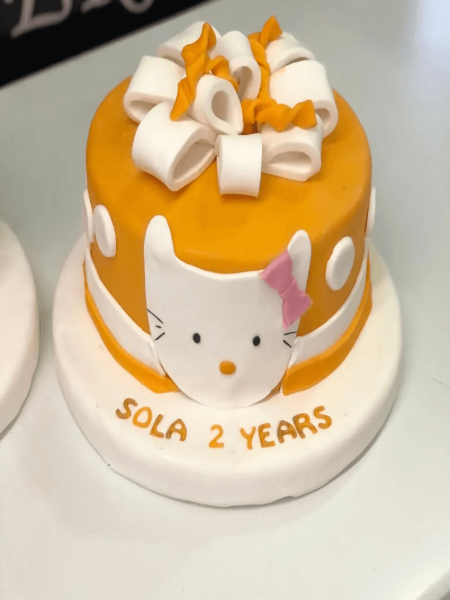 Kedili Kutlama Pastası