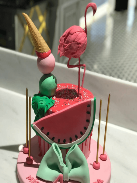 Karpuz ve Dondurmalı Kutlama Pastası