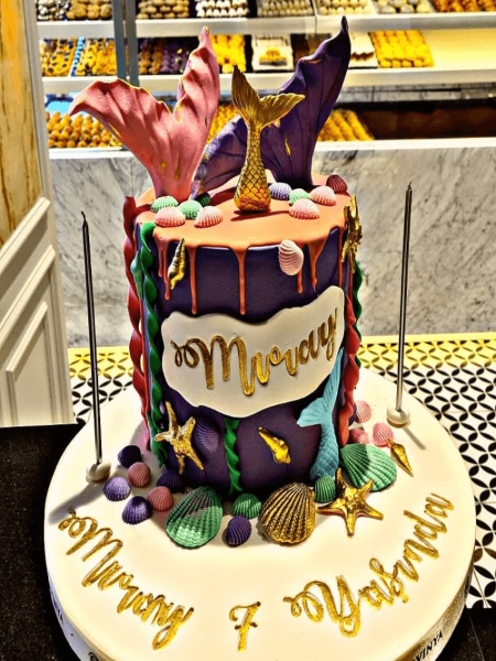 Deniz Altı Temalı Kutlama Pastası