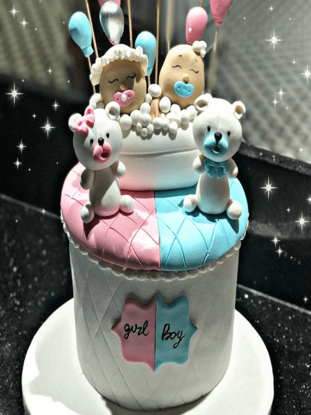 Tavşan Ailesi Kutlama Pastası