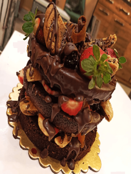 Sade Meyveli Kutlama Pastası