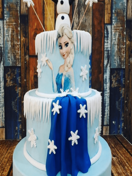 Prenses Temalı Kutlama Pastası